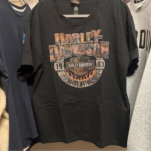 Harley Davidson Bumpus Motorcycle T-shirt Size Lg